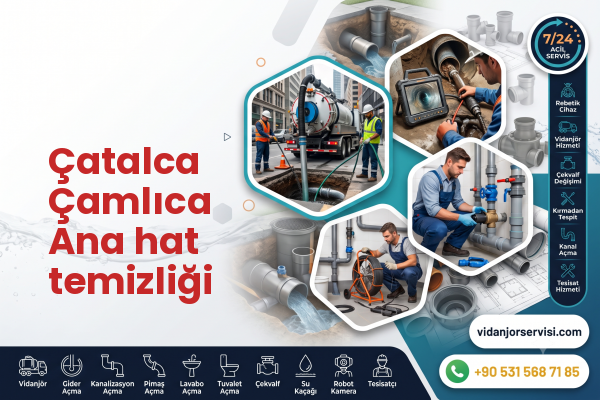 Çatalca Çamlıca Ana hat temizliği