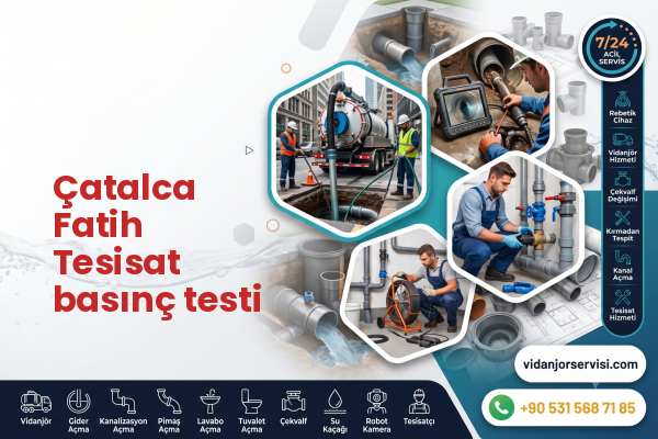 Çatalca Fatih Tesisat basınç testi