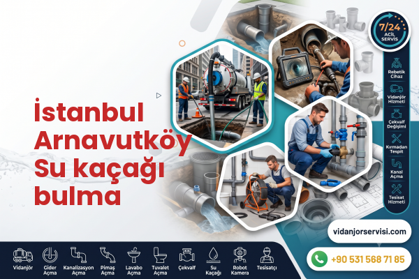İstanbul Arnavutköy Su kaçağı bulma