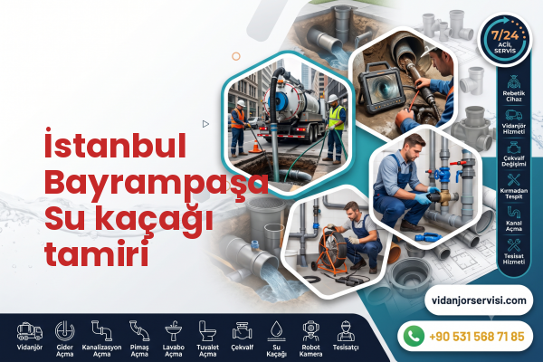 İstanbul Bayrampaşa Su kaçağı tamiri