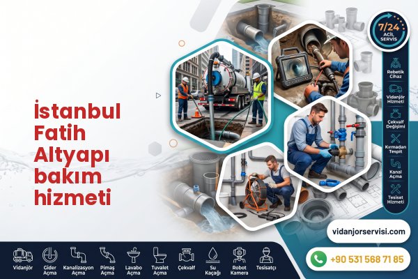 İstanbul Fatih Altyapı bakım hizmeti