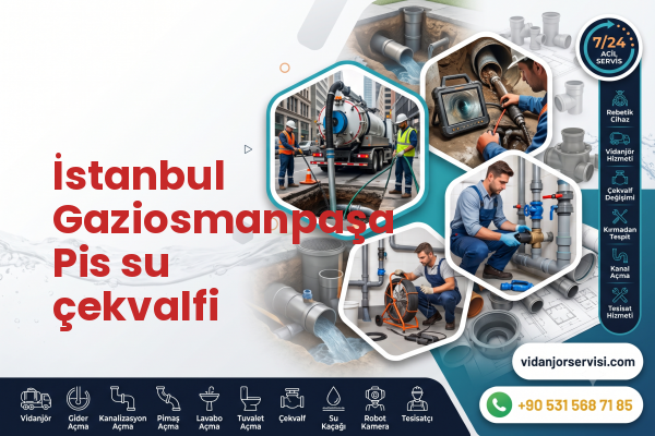 İstanbul Gaziosmanpaşa Pis su çekvalfi