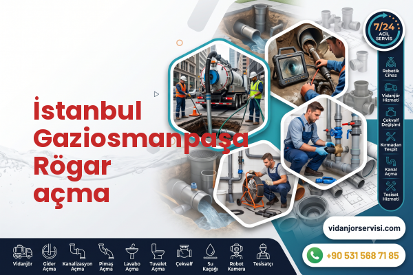 İstanbul Gaziosmanpaşa Rögar açma