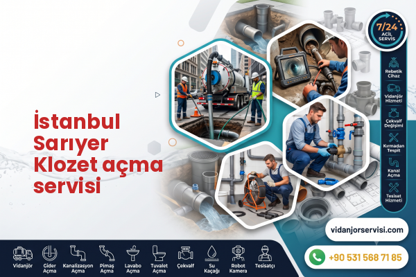 İstanbul Sarıyer Klozet açma servisi