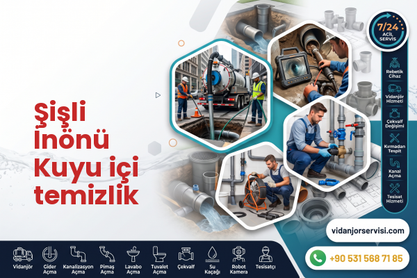 Şişli İnönü Kuyu içi temizlik