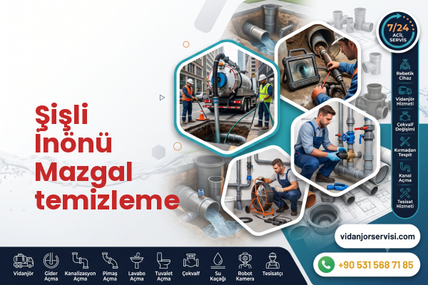 Şişli İnönü Mazgal temizleme