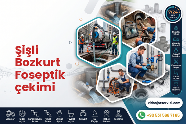 Şişli Bozkurt Foseptik çekimi