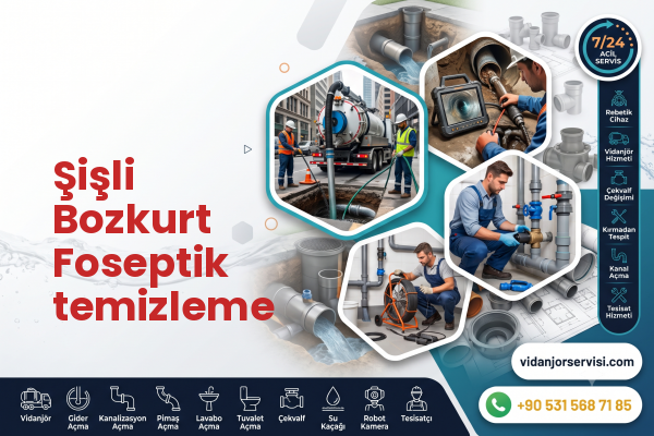 Şişli Bozkurt Foseptik temizleme