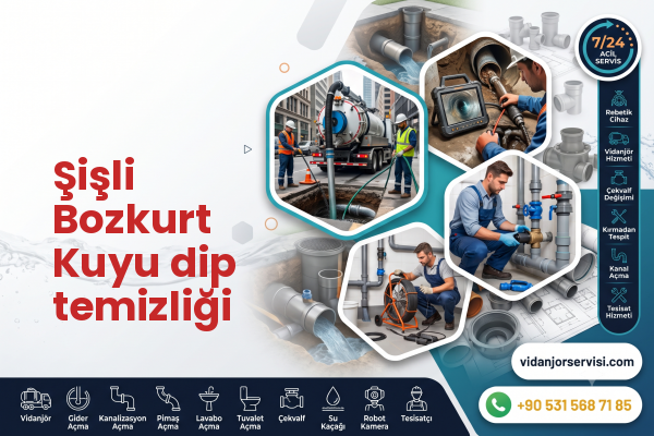 Şişli Bozkurt Kuyu dip temizliği