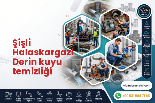 Şişli Halaskargazi Derin kuyu temizliği