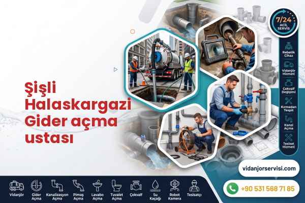 Şişli Halaskargazi Gider açma ustası