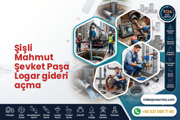 Şişli Mahmut Şevket Paşa Logar gideri açma