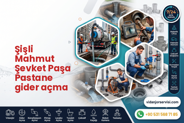 Şişli Mahmut Şevket Paşa Pastane gider açma