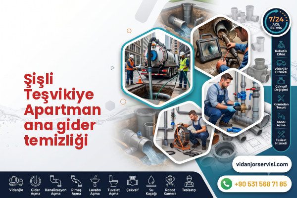 Şişli Teşvikiye Apartman ana gider temizliği