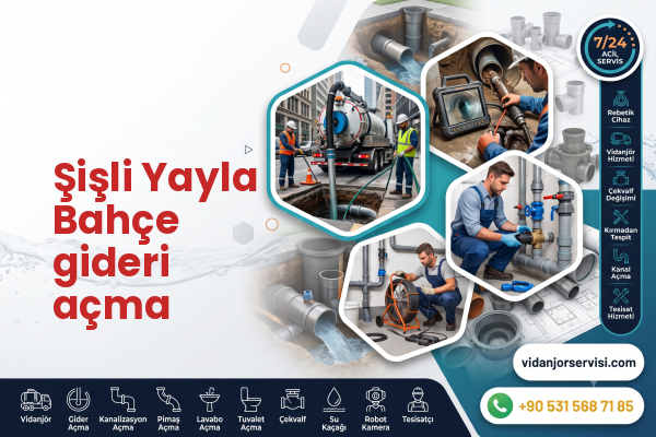 Şişli Yayla Bahçe gideri açma