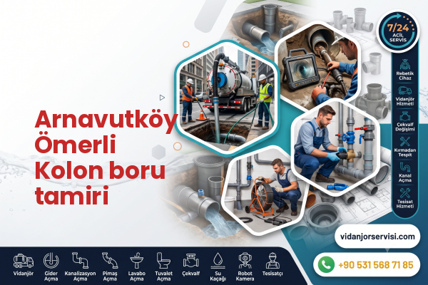Arnavutköy Ömerli Kolon boru tamiri