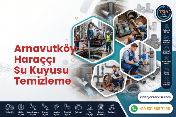 Arnavutköy Haraççı Su Kuyusu Temizleme