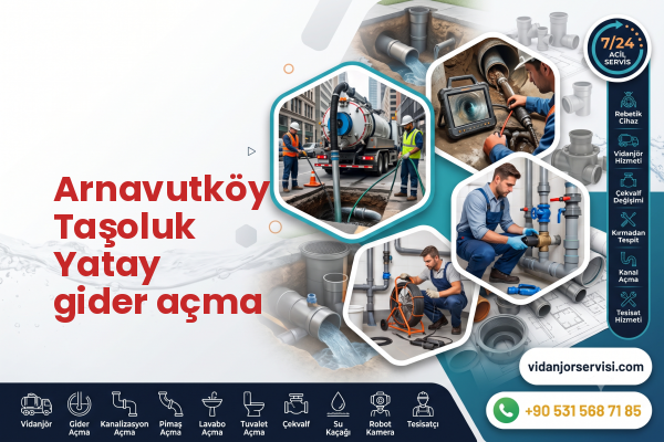 Arnavutköy Taşoluk Yatay gider açma