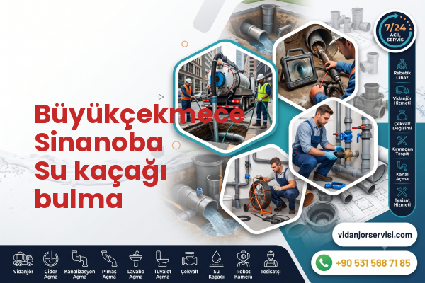Büyükçekmece Sinanoba Su kaçağı bulma
