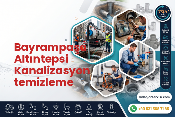 Bayrampaşa Altıntepsi Kanalizasyon temizleme