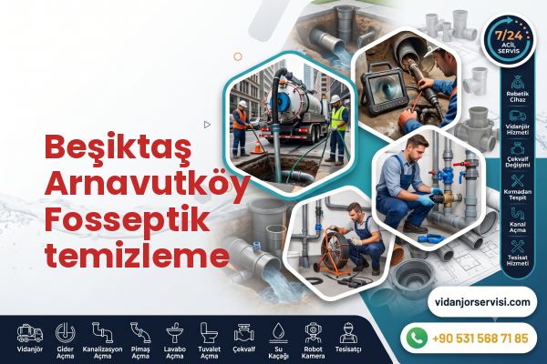 Beşiktaş Arnavutköy Fosseptik temizleme