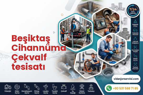 Beşiktaş Cihannüma Çekvalf tesisatı
