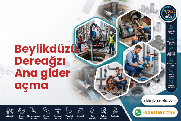 Beylikdüzü Dereağzı Ana gider açma