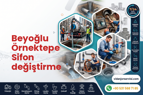 Beyoğlu Örnektepe Sifon değiştirme