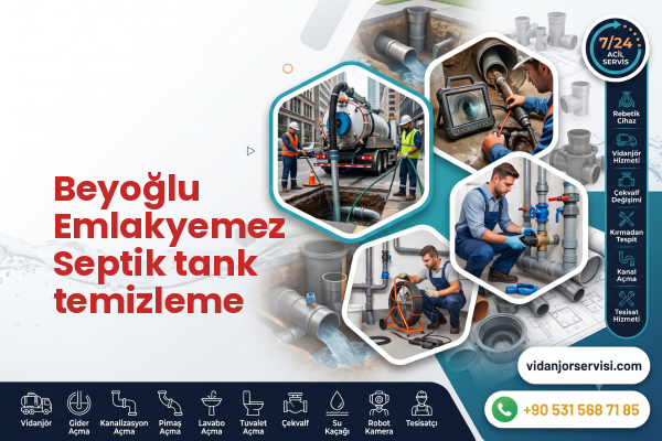 Beyoğlu Emlakyemez Septik tank temizleme