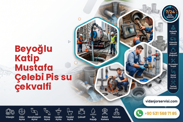 Beyoğlu Katip Mustafa Çelebi Pis su çekvalfi