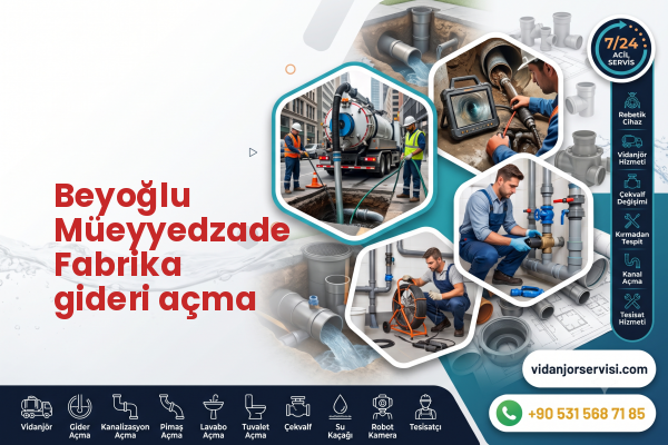 Beyoğlu Müeyyedzade Fabrika gideri açma