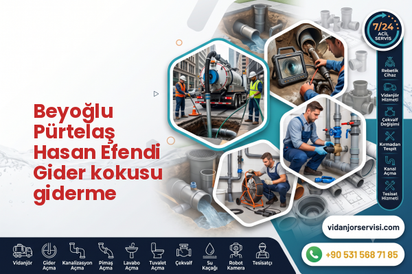 Beyoğlu Pürtelaş Hasan Efendi Gider kokusu giderme