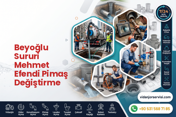 Beyoğlu Sururi Mehmet Efendi Pimaş Değiştirme