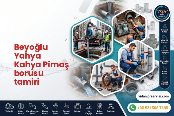 Beyoğlu Yahya Kahya Pimaş borusu tamiri