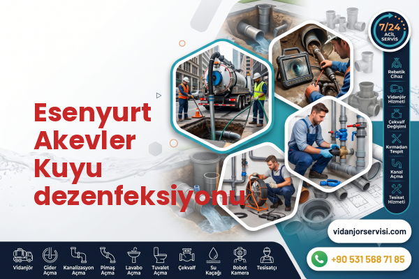 Esenyurt Akevler Kuyu dezenfeksiyonu