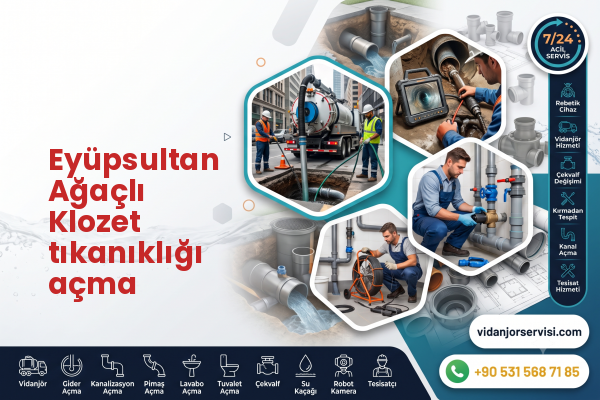 Eyüpsultan Ağaçlı Klozet tıkanıklığı açma