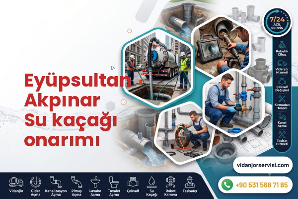 Eyüpsultan Akpınar Su kaçağı onarımı