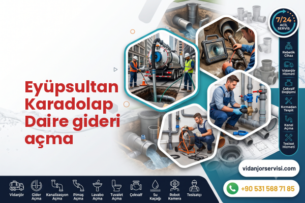 Eyüpsultan Karadolap Daire gideri açma