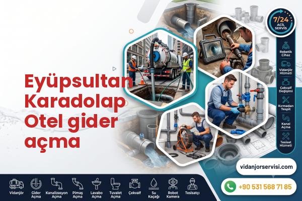 Eyüpsultan Karadolap Otel gider açma