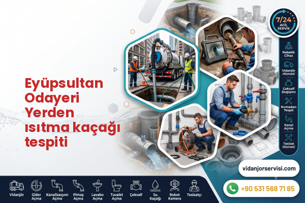 Eyüpsultan Odayeri Yerden ısıtma kaçağı tespiti