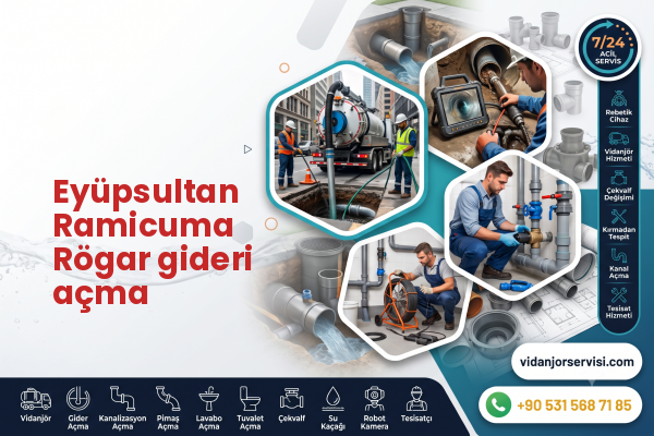 Eyüpsultan Ramicuma Rögar gideri açma