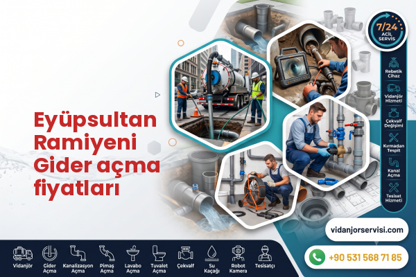 Eyüpsultan Ramiyeni Gider açma fiyatları