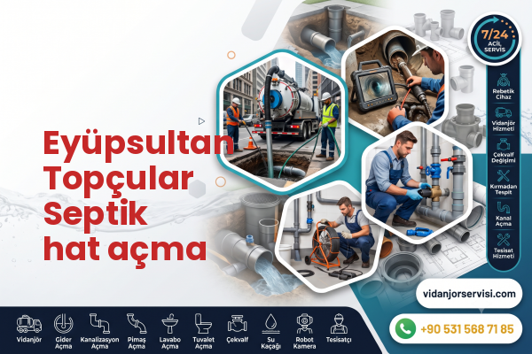 Eyüpsultan Topçular Septik hat açma
