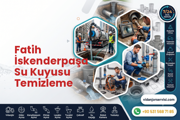Fatih İskenderpaşa Su Kuyusu Temizleme
