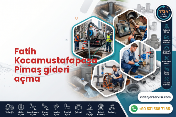 Fatih Kocamustafapaşa Pimaş gideri açma