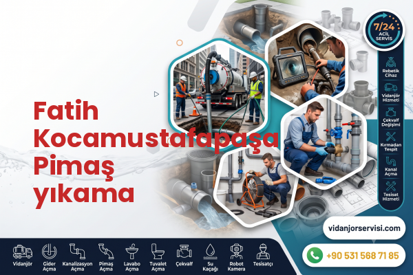 Fatih Kocamustafapaşa Pimaş yıkama