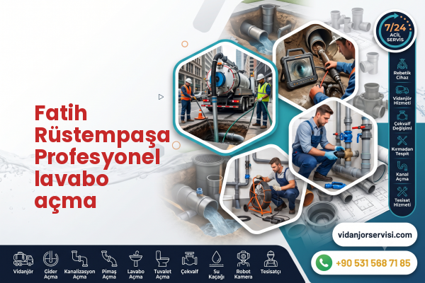 Fatih Rüstempaşa Profesyonel lavabo açma