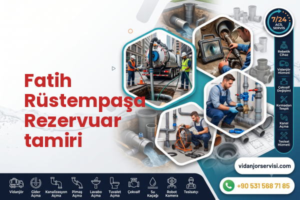 Fatih Rüstempaşa Rezervuar tamiri
