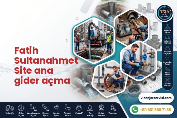 Fatih Sultanahmet Site ana gider açma