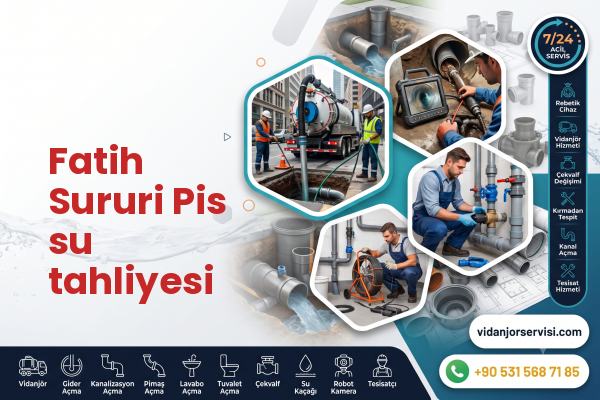Fatih Sururi Pis su tahliyesi